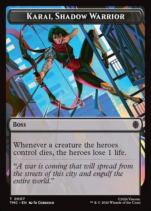 Karai, Shadow Warrior Token