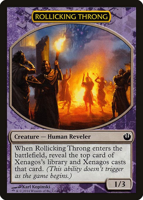 Rollicking Throng Token
