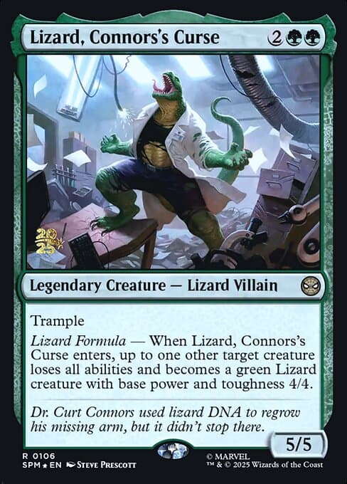 Lizard, Connors's Curse
