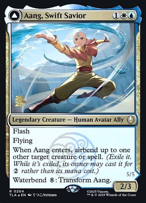 Aang, Swift Savior // Aang and La, Ocean's Fury