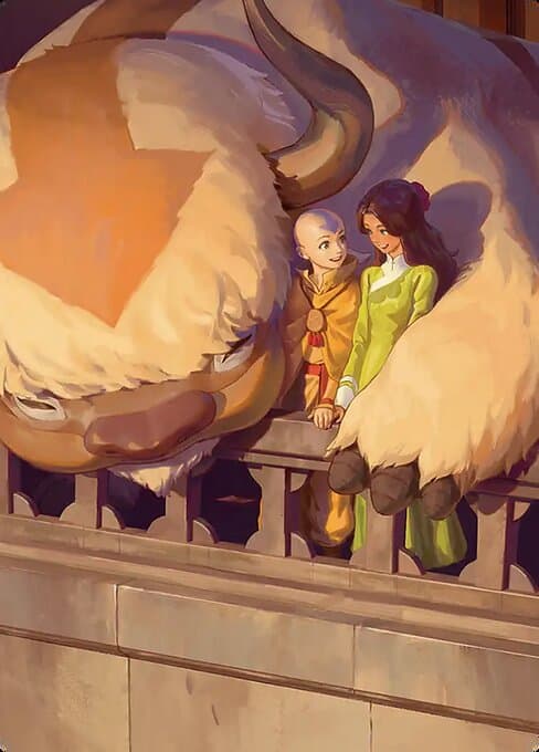Aang and Katara // Aang and Katara Token