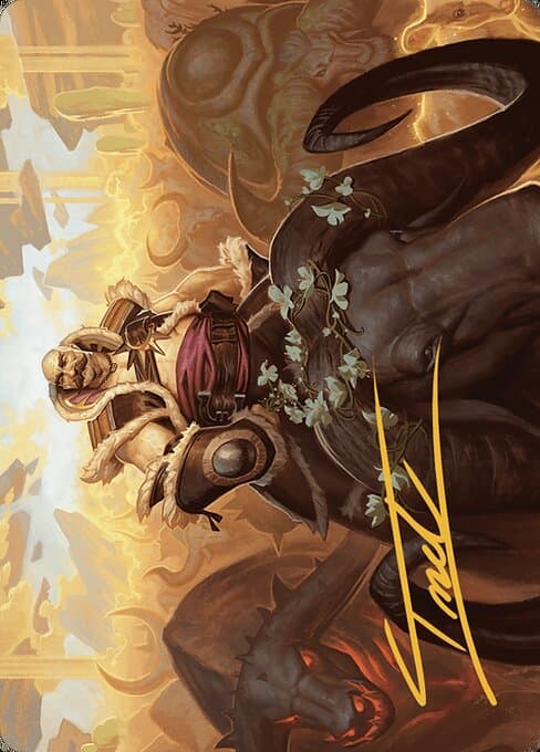 Bruse Tarl, Roving Rancher // Bruse Tarl, Roving Rancher Token