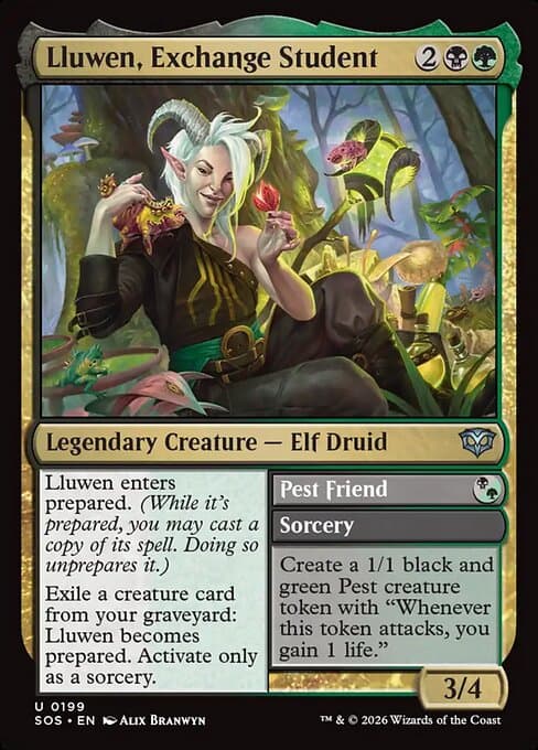 Lluwen, Exchange Student // Pest Friend