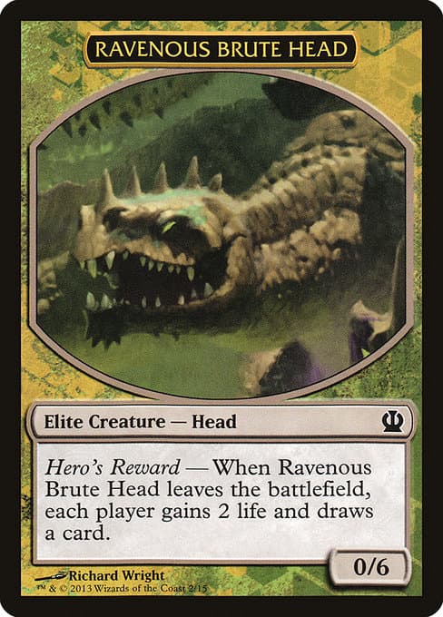 Ravenous Brute Head Token