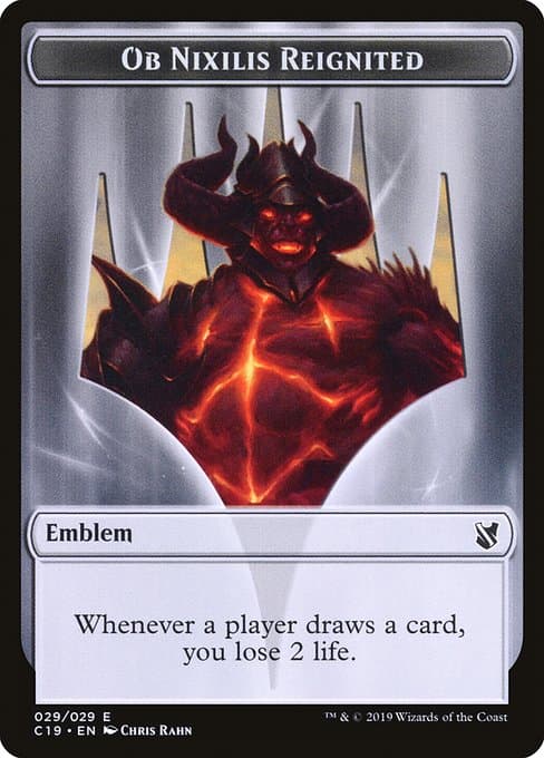 Ob Nixilis Reignited Emblem Token