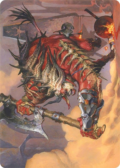 Spinehorn Minotaur // Spinehorn Minotaur Token
