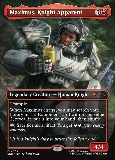 Maximus, Knight Apparent