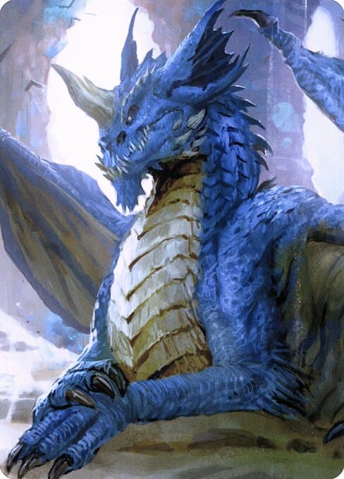Young Blue Dragon // Young Blue Dragon Token