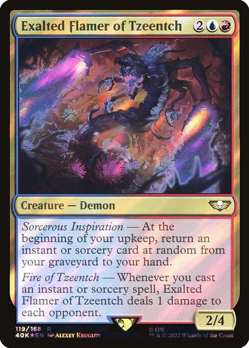 Exalted Flamer of Tzeentch