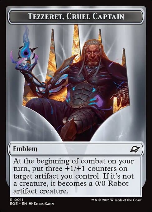 Tezzeret, Cruel Captain Emblem Token