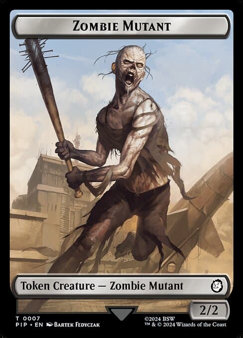 Zombie Mutant Token