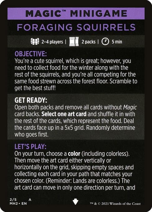 Foraging Squirrels // Foraging Squirrels (cont'd) Token