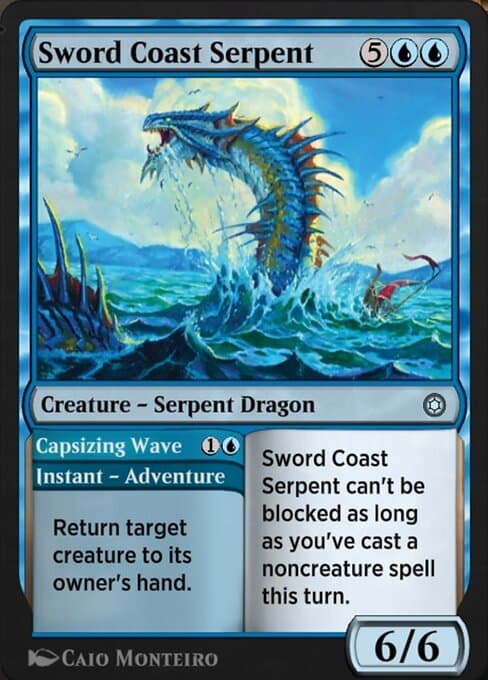 Sword Coast Serpent // Capsizing Wave