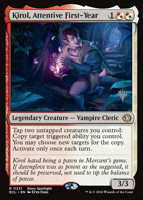 Kirol, Attentive First-Year