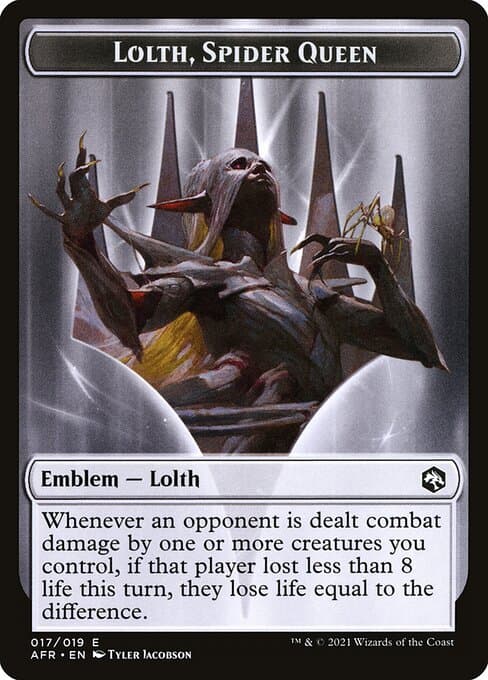 Lolth, Spider Queen Emblem Token
