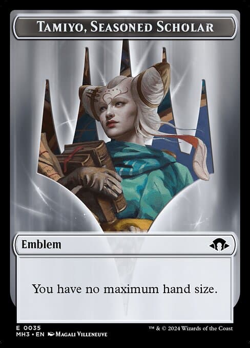 Tamiyo, Seasoned Scholar Emblem Token