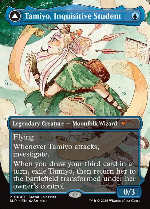 Tamiyo, Inquisitive Student // Tamiyo, Seasoned Scholar