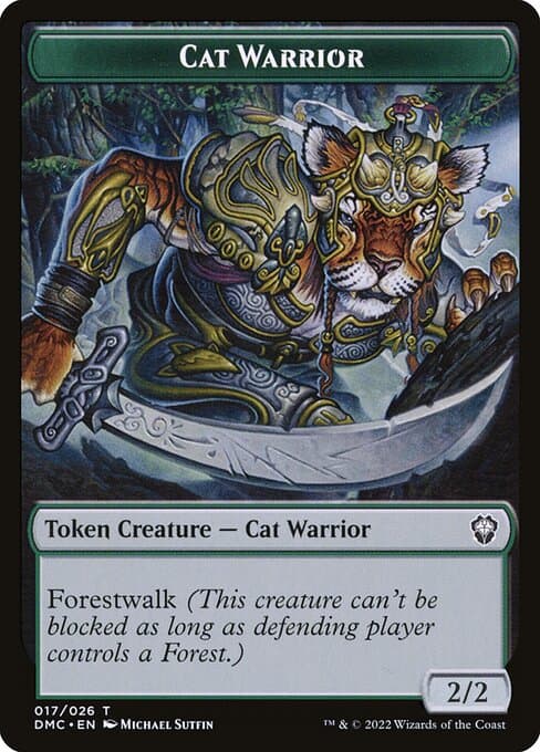 Cat Warrior Token
