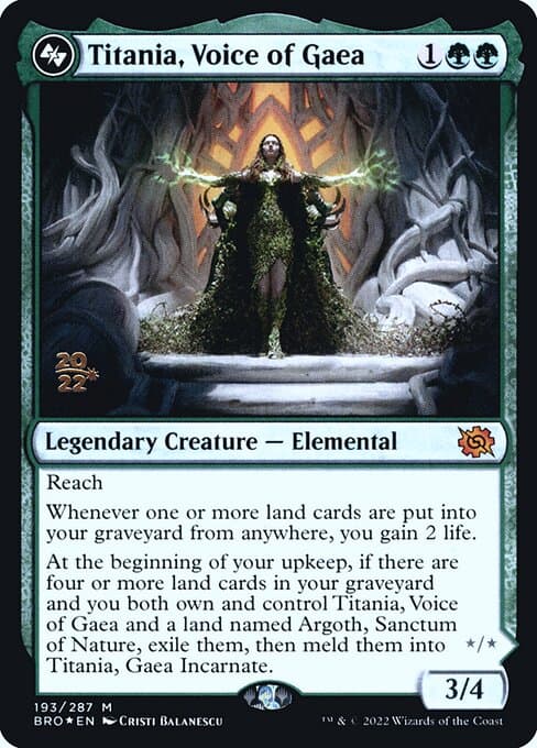 Titania, Voice of Gaea // Titania, Gaea Incarnate