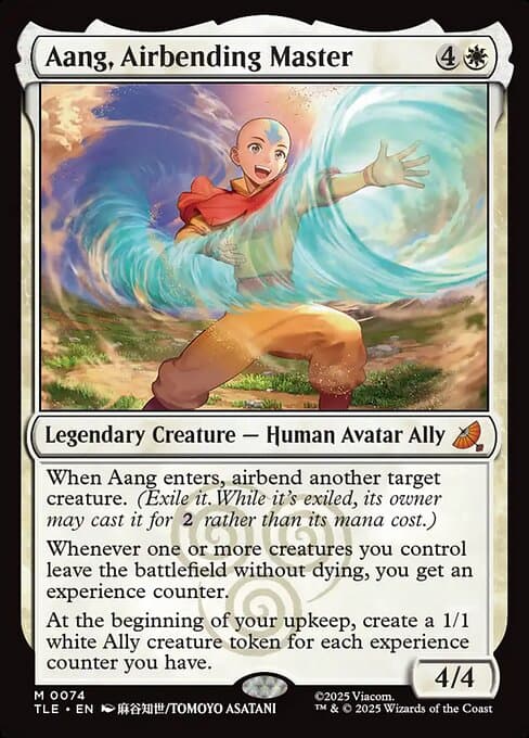 Aang, Airbending Master
