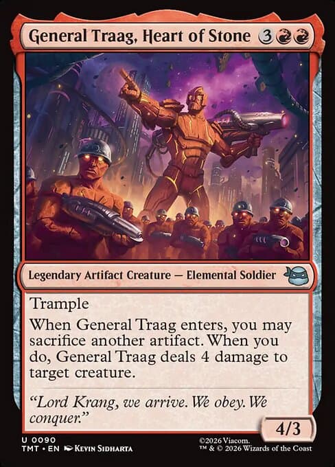 General Traag, Heart of Stone
