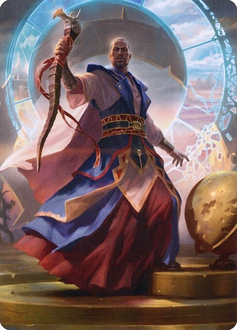 Teferi, Who Slows the Sunset // Teferi, Who Slows the Sunset Token