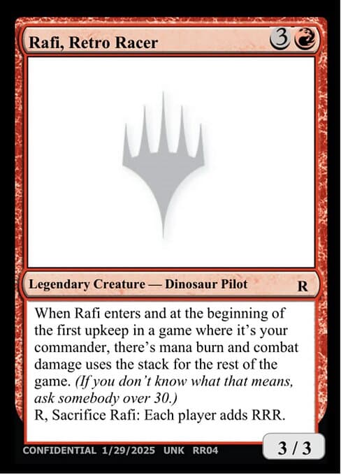 Rafi, Retro Racer