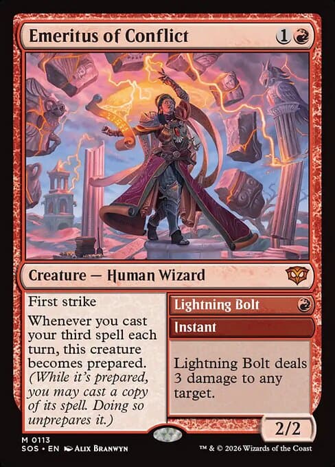 Emeritus of Conflict // Lightning Bolt