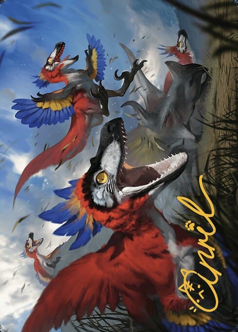Wrathful Raptors // Wrathful Raptors Token