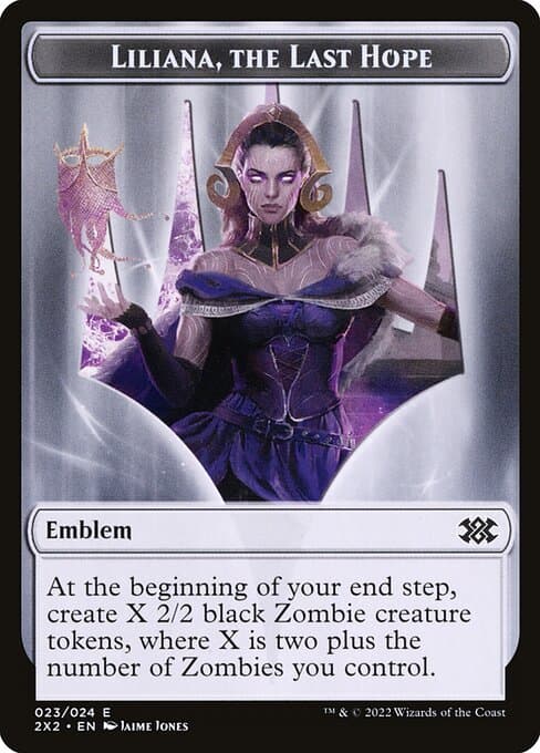 Liliana, the Last Hope Emblem Token