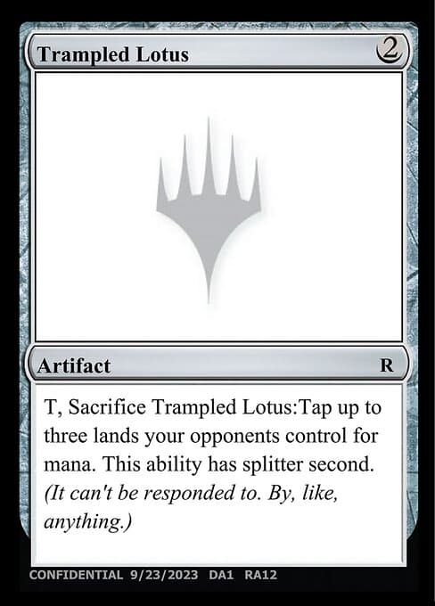 Trampled Lotus