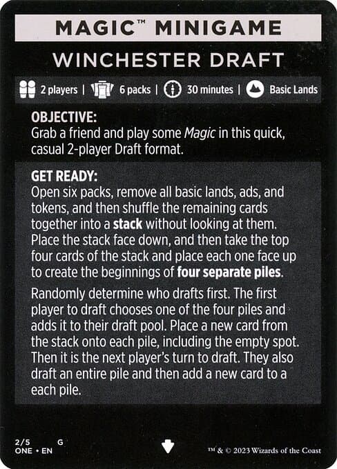 Winchester Draft // Winchester Draft (cont'd) Token