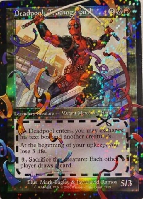 Deadpool, Trading Card