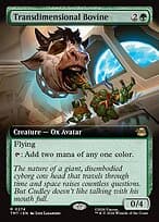 Transdimensional Bovine