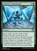 Zimone's Experiment